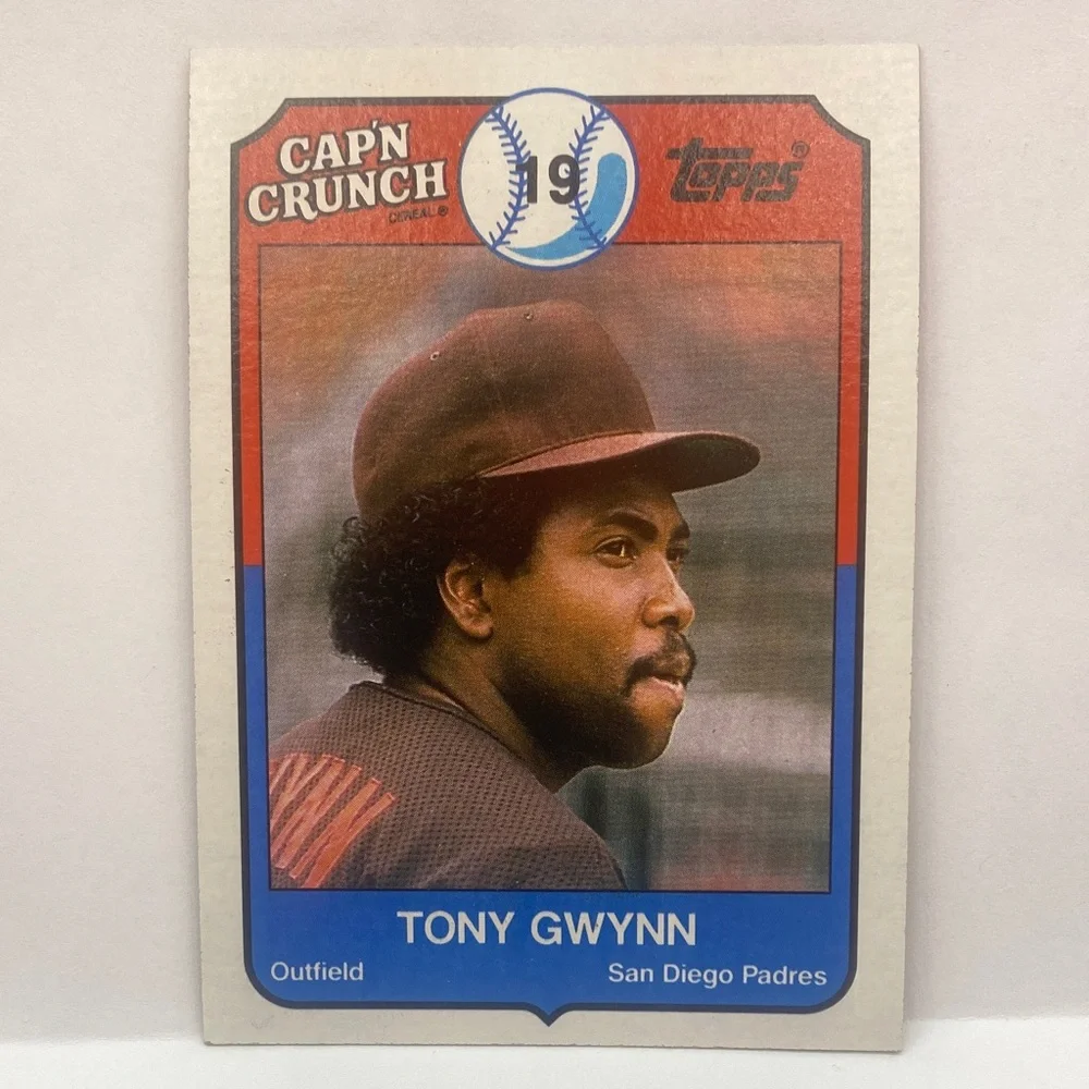 1989 Topps Cap'n Crunch Tony Gwynn Padres #5 (075)